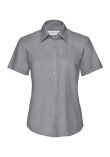 Russell Collection Ladies Short Sleeve Easy Care Oxford Shirt