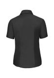 Russell Collection Ladies Short Sleeve Easy Care Oxford Shirt