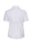 Russell Collection Ladies Short Sleeve Easy Care Oxford Shirt