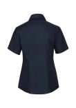 Russell Collection Ladies Short Sleeve Easy Care Oxford Shirt