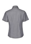 Russell Collection Ladies Short Sleeve Easy Care Oxford Shirt
