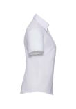 Russell Collection Ladies Short Sleeve Easy Care Oxford Shirt