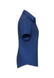 Russell Collection Ladies Short Sleeve Easy Care Oxford Shirt