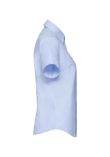 Russell Collection Ladies Short Sleeve Easy Care Oxford Shirt