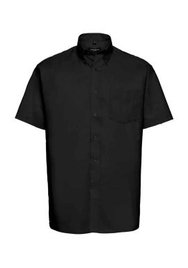 Russell Collection Short Sleeve Easy Care Oxford Shirt