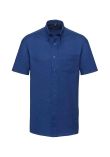 Russell Collection Short Sleeve Easy Care Oxford Shirt
