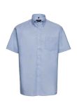 Russell Collection Short Sleeve Easy Care Oxford Shirt