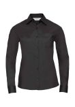 Russell Collection Ladies Long Sleeve Easy Care Poplin Shirt