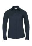 Russell Collection Ladies Long Sleeve Easy Care Poplin Shirt