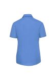 Russell Collection Ladies Short Sleeve Easy Care Poplin Shirt