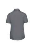 Russell Collection Ladies Short Sleeve Easy Care Poplin Shirt