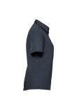 Russell Collection Ladies Short Sleeve Easy Care Poplin Shirt
