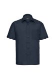 Russell Collection Short Sleeve Easy Care Poplin Shirt