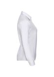 Russell Collection Ladies Long Sleeve Easy Care Cotton Poplin Shirt