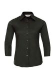 Russell Collection Ladies 3/4 Sleeve Easy Care Fitted Shirt