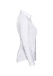 Russell Collection Ladies Long Sleeve Herringbone Shirt