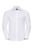 Russell Collection Long Sleeve Herringbone Shirt