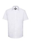 Russell Collection Short Sleeve Herringbone Shirt