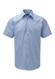 Russell Collection Short Sleeve Herringbone Shirt