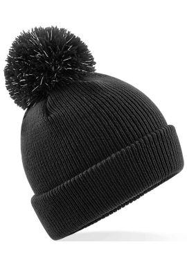 Beechfield Kids Reflective Bobble Beanie