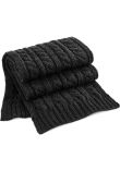 Beechfield Cable Knit Melange Scarf