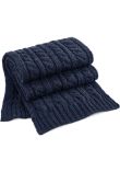 Beechfield Cable Knit Melange Scarf