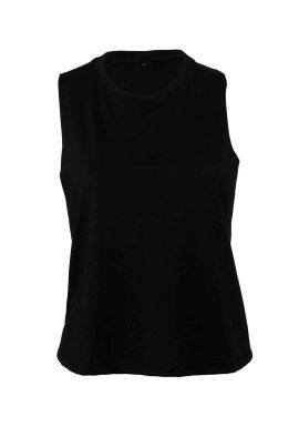 Bella Ladies Racer Back Cropped Tank Top