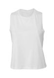 Bella Ladies Racer Back Cropped Tank Top