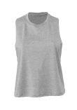 Bella Ladies Racer Back Cropped Tank Top