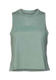 Bella Ladies Racer Back Cropped Tank Top