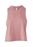 Bella Ladies Racer Back Cropped Tank Top