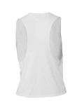 Bella Ladies Racer Back Cropped Tank Top