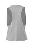 Bella Ladies Racer Back Cropped Tank Top