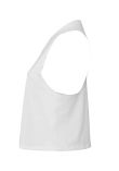 Bella Ladies Racer Back Cropped Tank Top