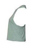 Bella Ladies Racer Back Cropped Tank Top