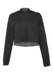 Bella Ladies Cropped Hoodie