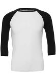 Canvas Unisex 3/4 Sleeve Baseball T-Shirt