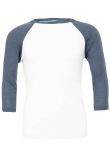 Canvas Unisex 3/4 Sleeve Baseball T-Shirt