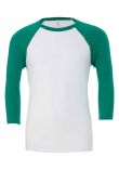 Canvas Unisex 3/4 Sleeve Baseball T-Shirt
