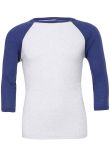 Canvas Unisex 3/4 Sleeve Baseball T-Shirt