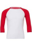 Canvas Unisex 3/4 Sleeve Baseball T-Shirt