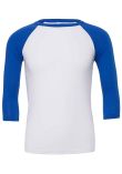 Canvas Unisex 3/4 Sleeve Baseball T-Shirt