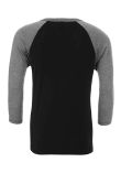 Canvas Unisex 3/4 Sleeve Baseball T-Shirt
