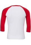 Canvas Unisex 3/4 Sleeve Baseball T-Shirt
