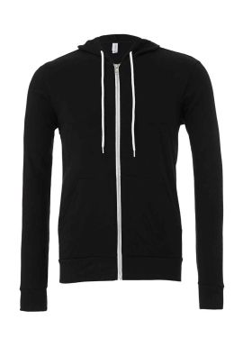 Canvas Unisex Full Zip Hoodie