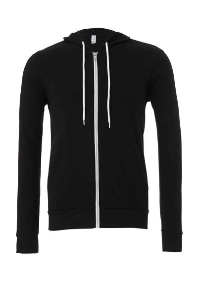 Canvas Unisex Full Zip Hoodie