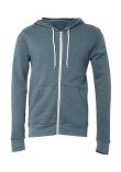 Canvas Unisex Full Zip Hoodie