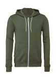 Canvas Unisex Full Zip Hoodie
