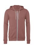 Canvas Unisex Full Zip Hoodie