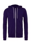 Canvas Unisex Full Zip Hoodie